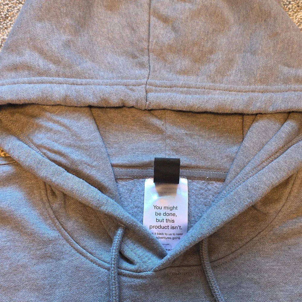 The North Face Men's Gray Bear Logo Pullover Hoodie